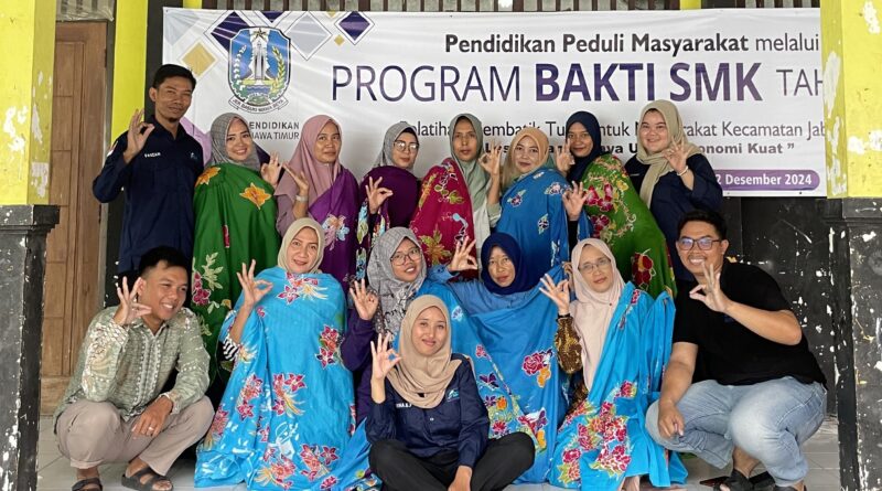 Program Bakti SMK 2024: Pelatihan Membatik untuk Masyarakat Jabon