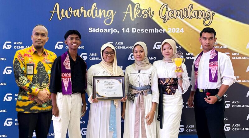 Aksi Gemilang 2024: Tim Gesidar SMKN 1 Jabon Unggul dan Raih Juara kategori  Sekolah Maju